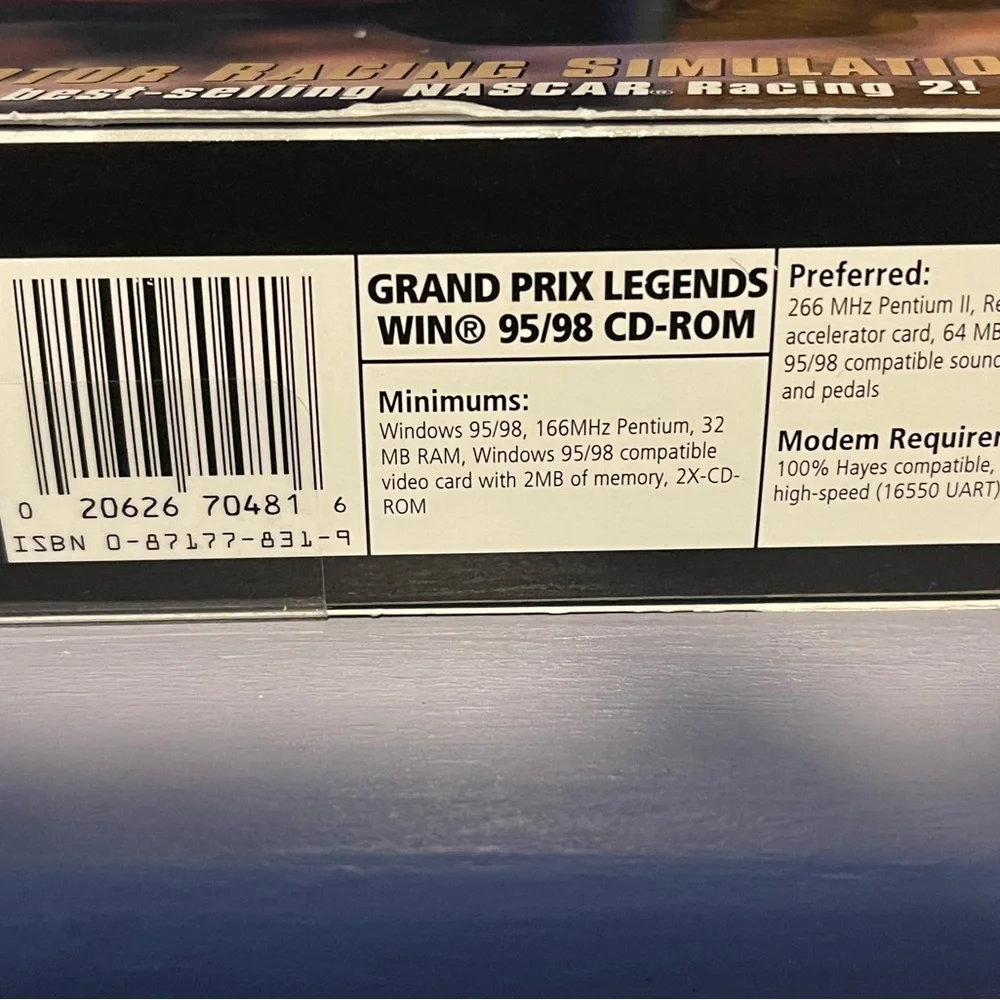 Grand Prix Legends PC game
